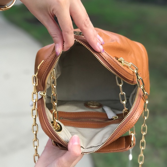 Tory Birch TB leather chain Crossbody bag - Picture 7 of 7